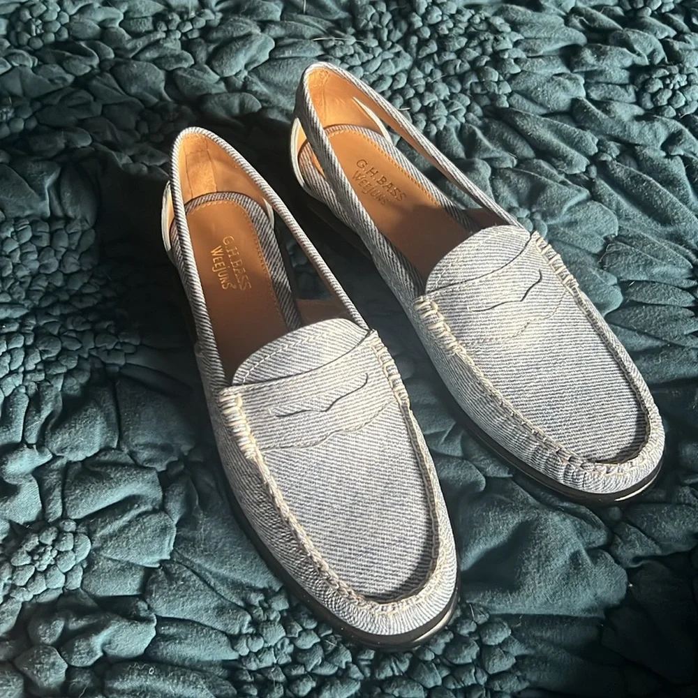 New  Anthropologie x GH Bass Whitney loafers 7.5